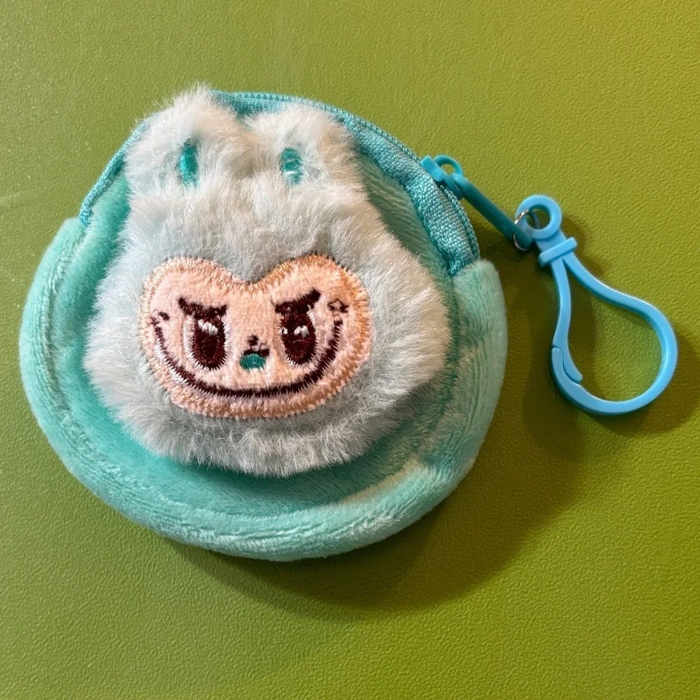 Teal/Blue Labubu Coin Pouch